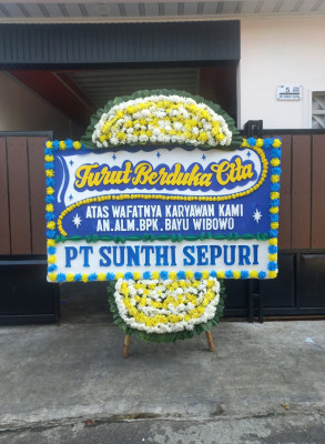 Papan Bunga Duka di Kemloko
